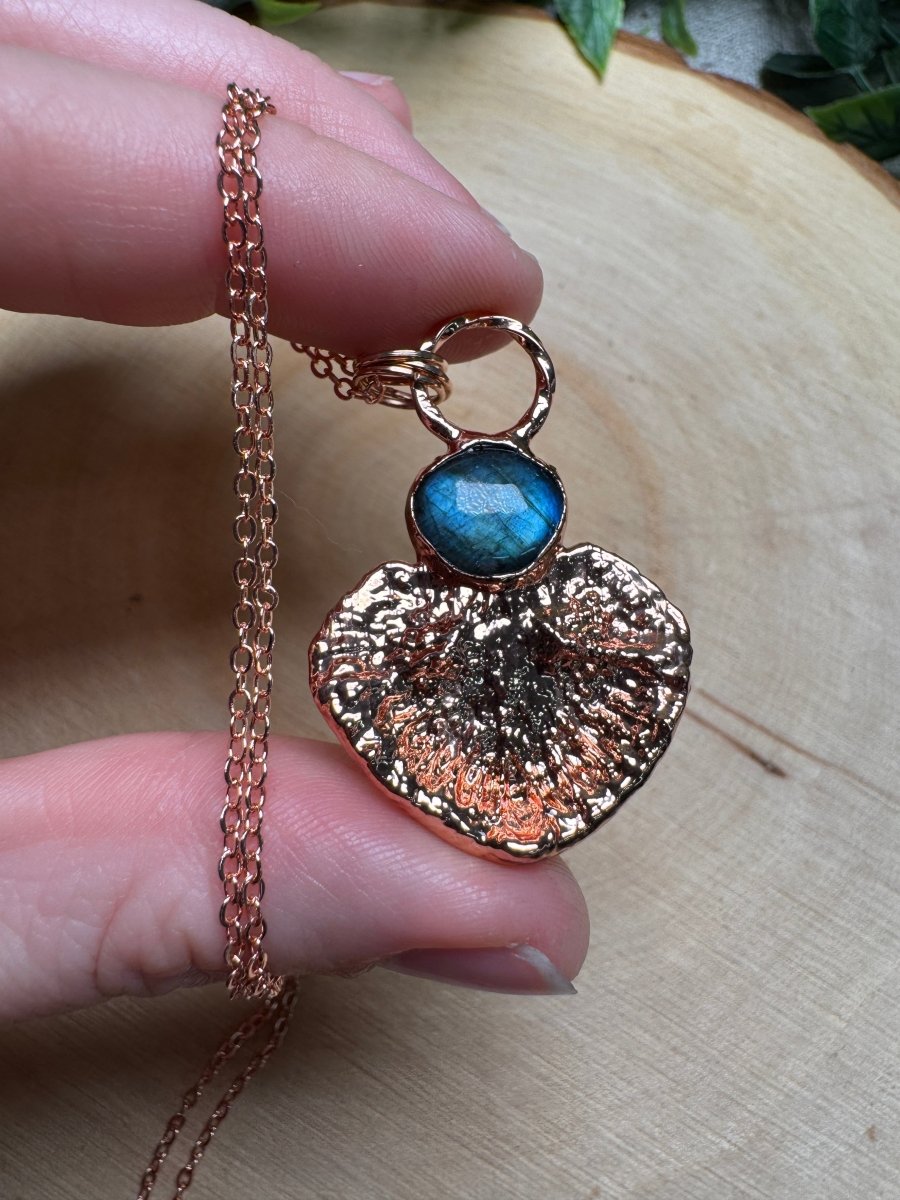 Sera - Bone and Labradorite Necklace | Copper Ashes