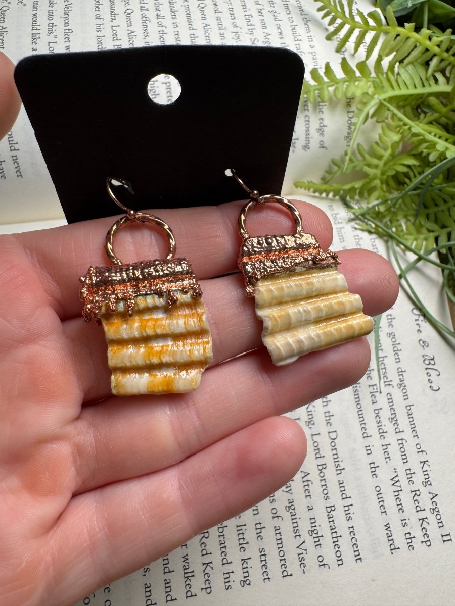 Shell Earrings | Copper Ashes