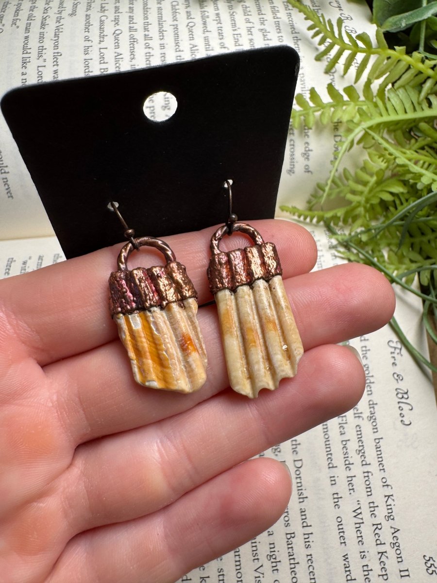 Shell Earrings | Copper Ashes