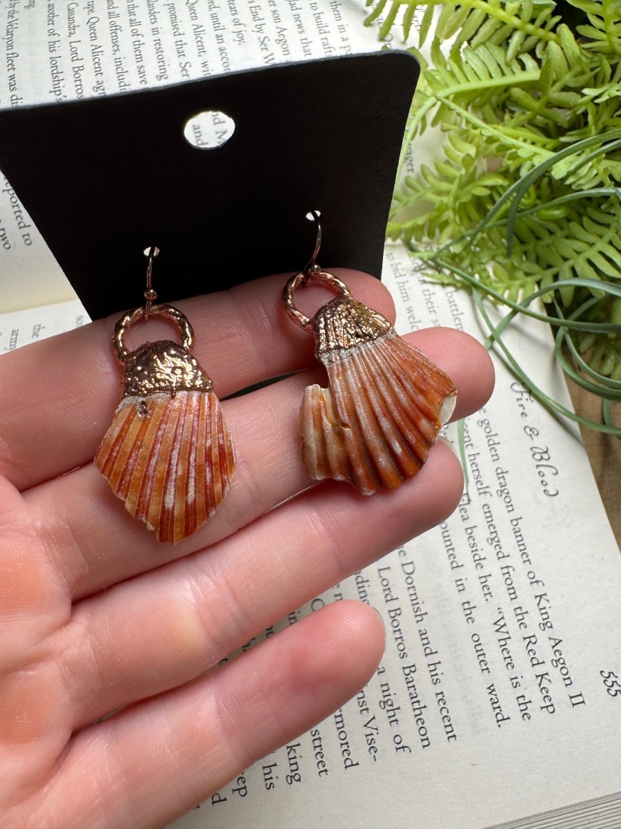 Shell Earrings | Copper Ashes