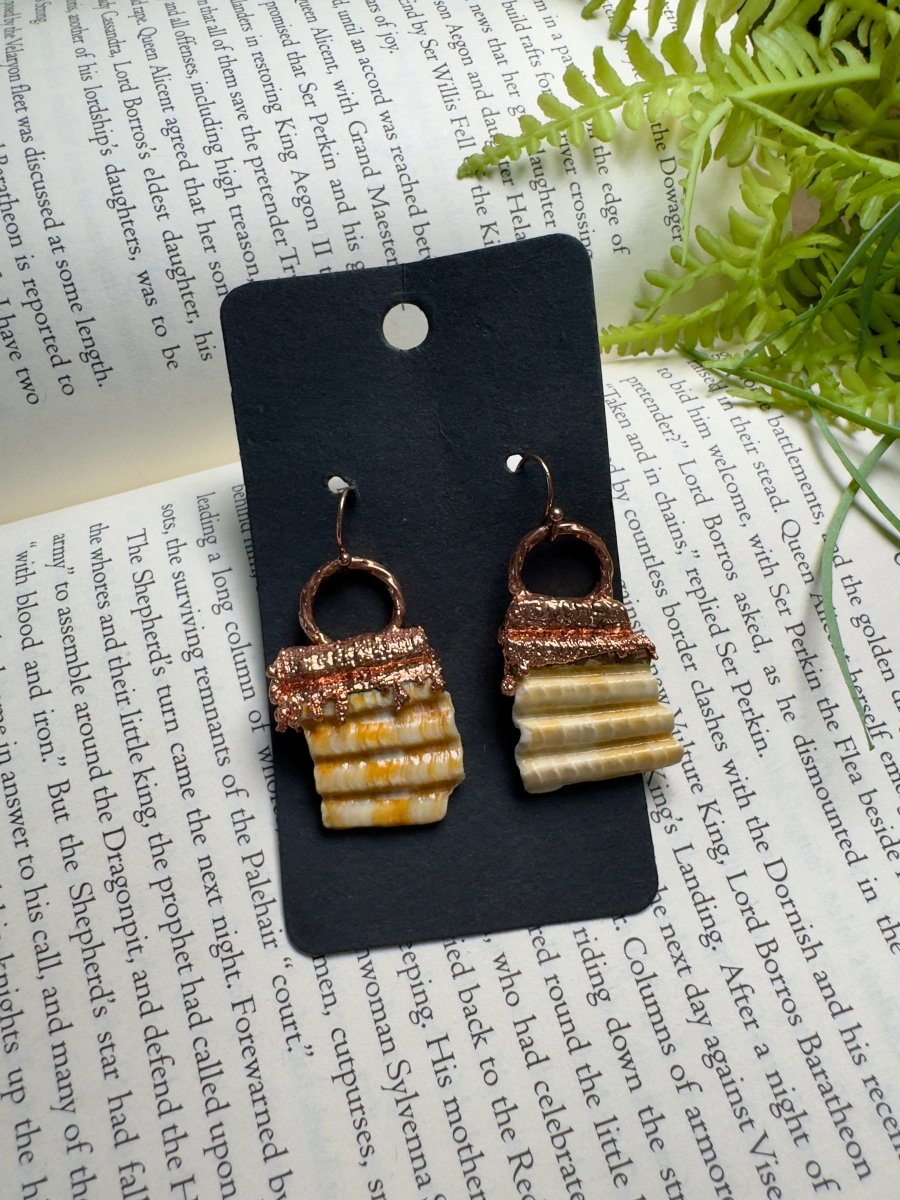 Shell Earrings | Copper Ashes