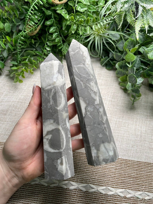 Shell Jasper Tower | Copper Ashes