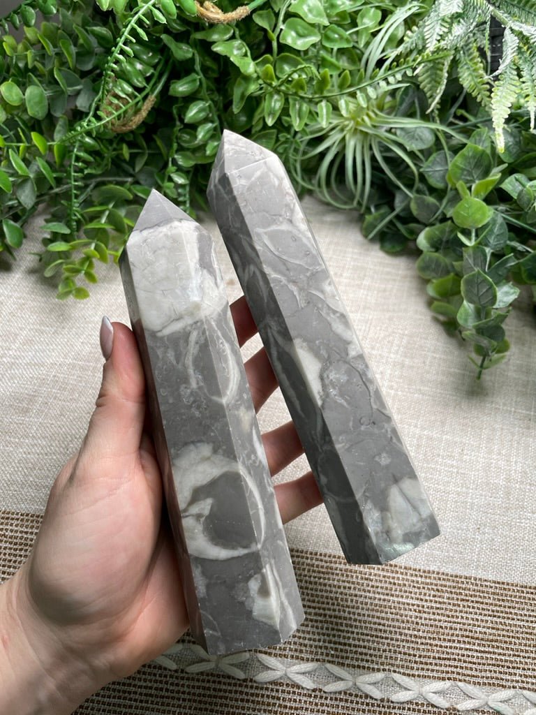 Shell Jasper Tower | Copper Ashes