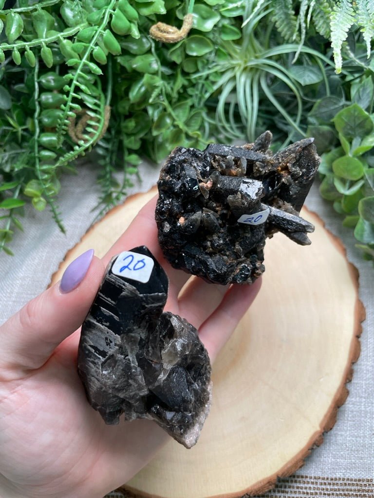 Smoky Quartz Cluster | Copper Ashes