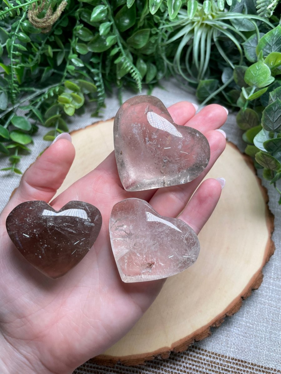 Smoky Quartz Heart | Copper Ashes