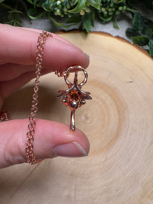 Snake Vertebrae Necklace | Copper Ashes