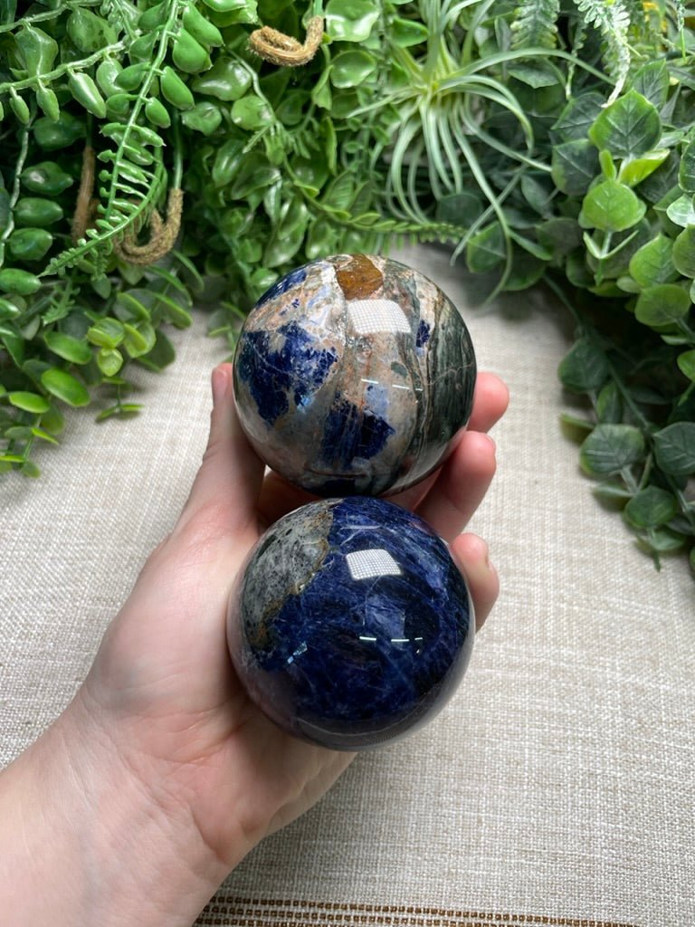 Sodalite Sphere | Copper Ashes