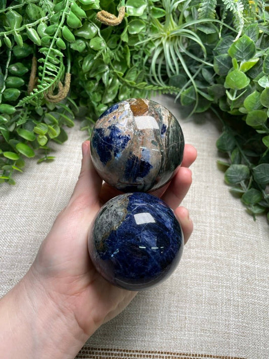 Sodalite Sphere | Copper Ashes
