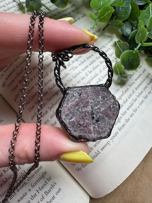Star Ruby Necklace | Copper Ashes