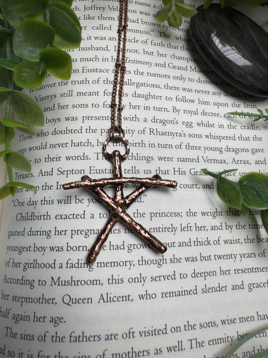 Stick Voodoo Doll Necklace | Copper Ashes