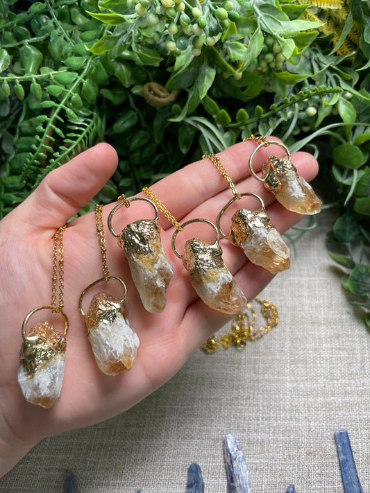 Sunshine Amethyst (Heat Treated) Necklace | Copper Ashes