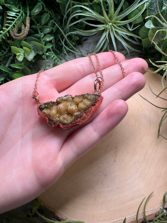 Sunshine Amethyst Necklace | Copper Ashes