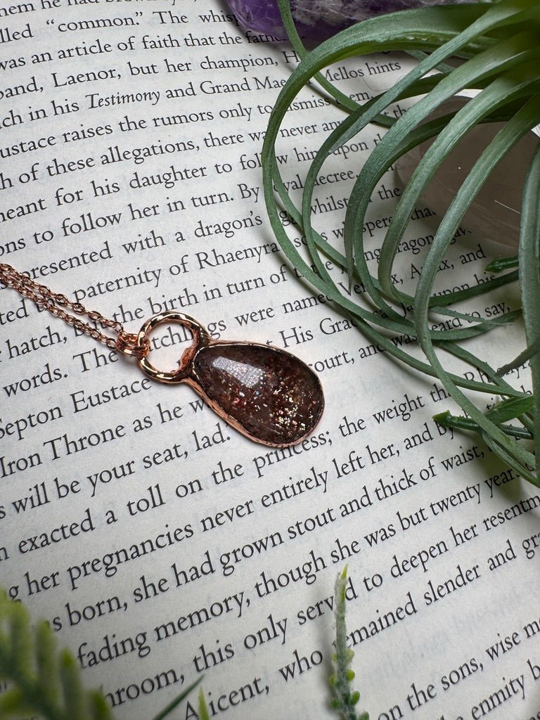 Sunstone Necklace | Copper Ashes