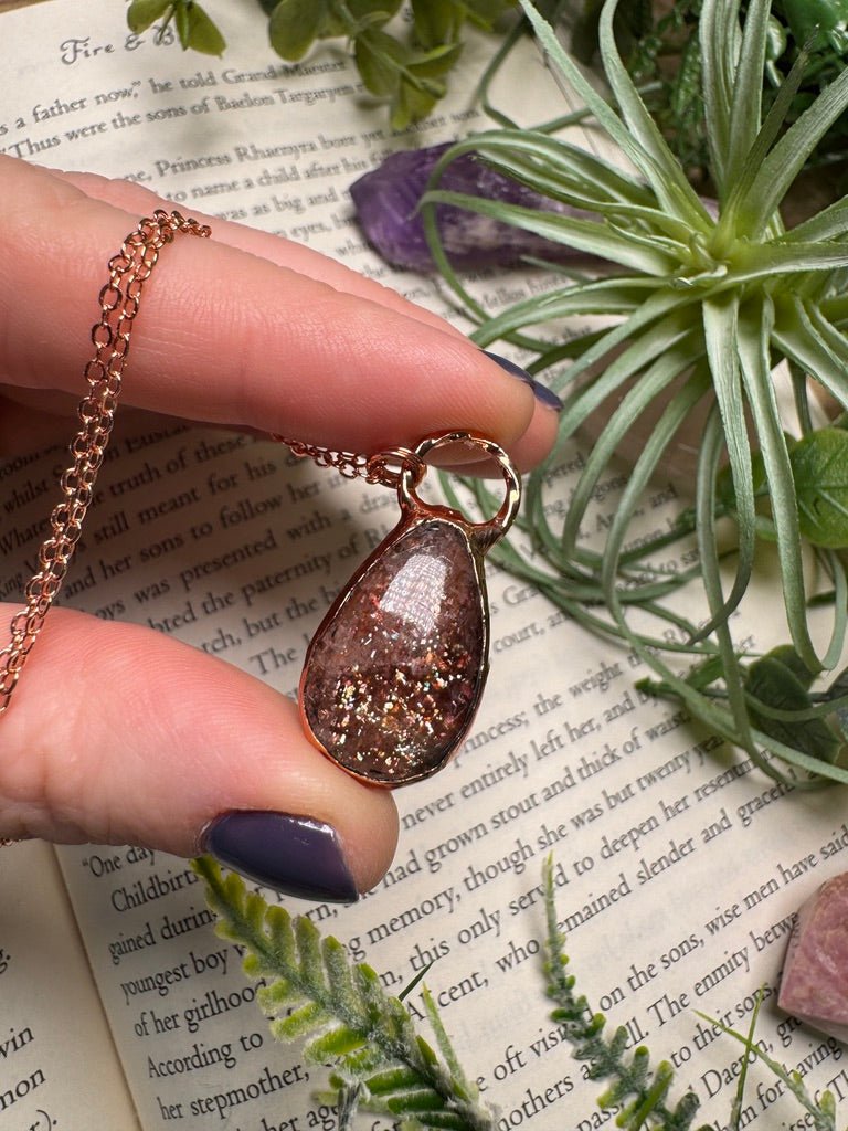 Sunstone Necklace | Copper Ashes