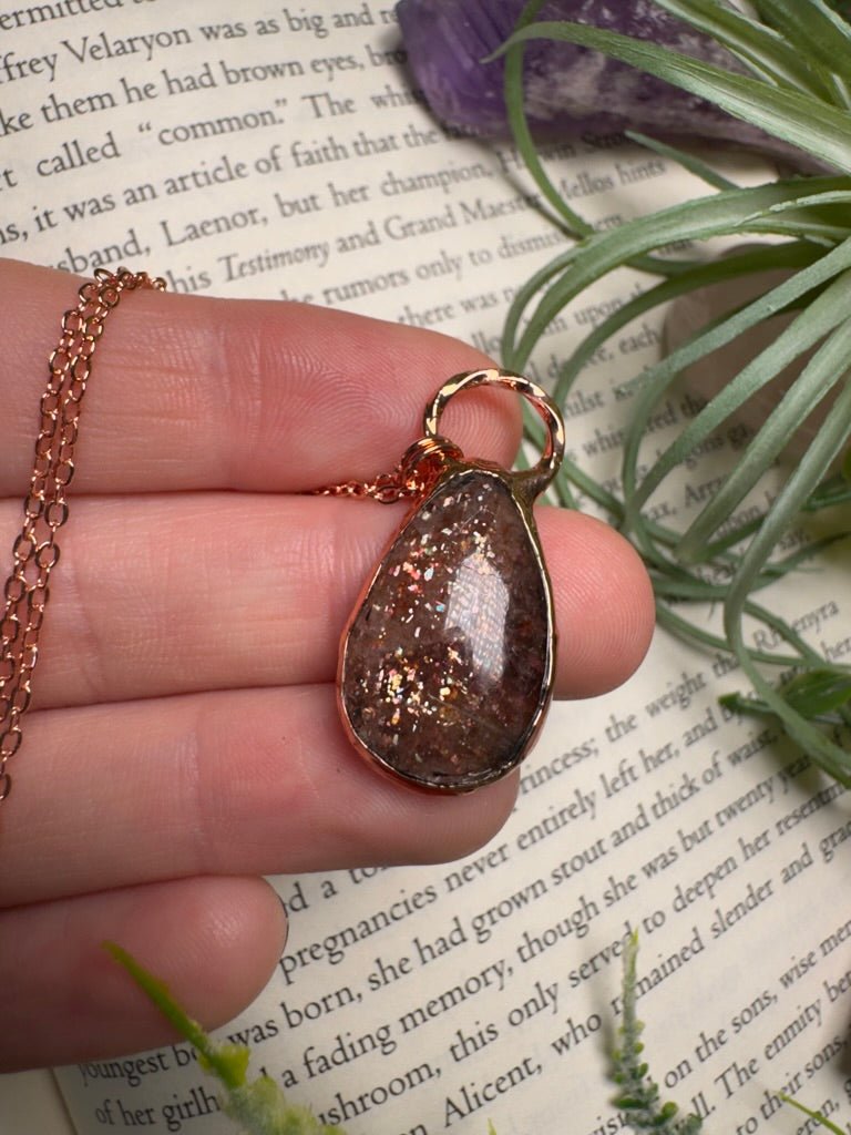 Sunstone Necklace | Copper Ashes