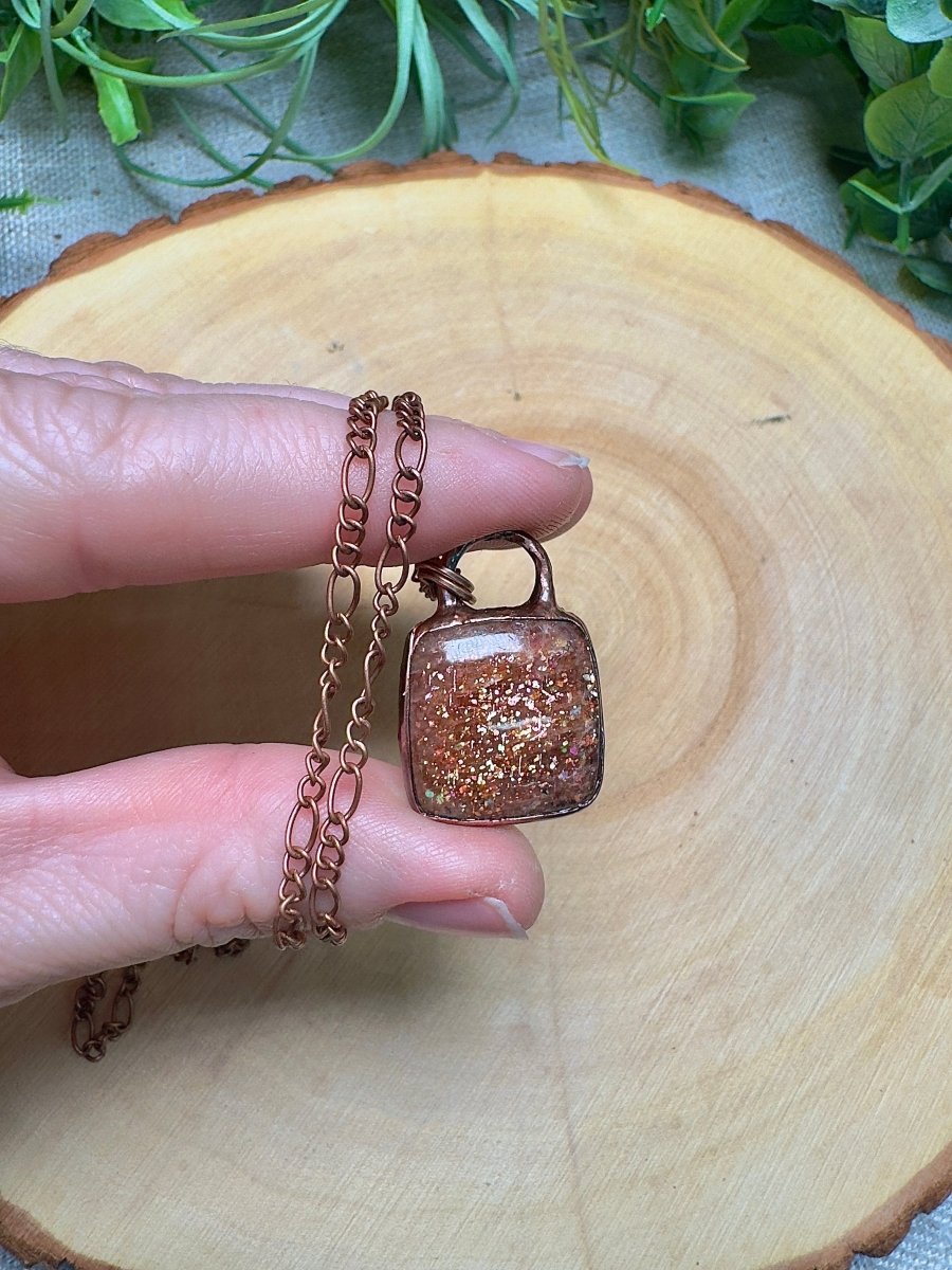 Sunstone Necklace | Copper Ashes