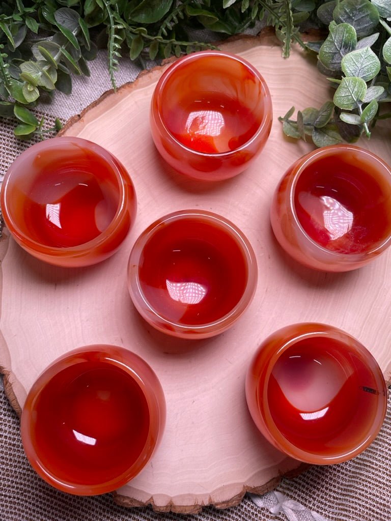Synthetic Carnelian Bowl | Copper Ashes