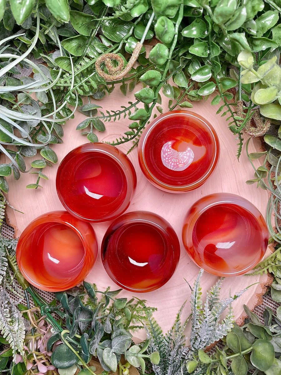 Synthetic Carnelian Bowl | Copper Ashes