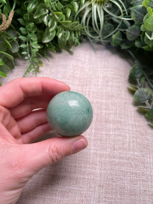 Synthetic Jade Sphere | Copper Ashes