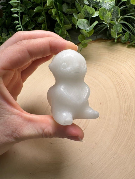 Synthetic White Jade Animal | Copper Ashes