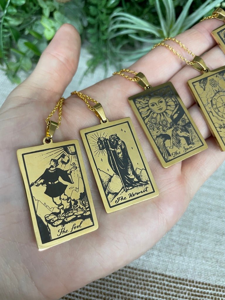 Tarot Card Necklace | Copper Ashes