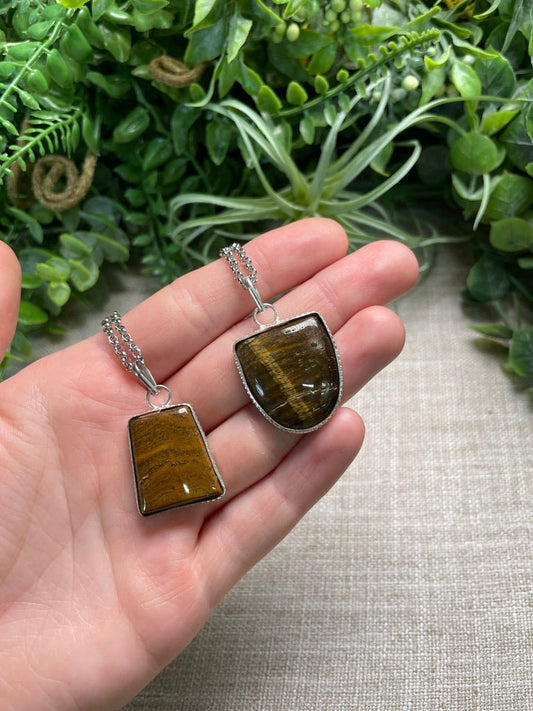 Tigers Eye Necklace | Copper Ashes