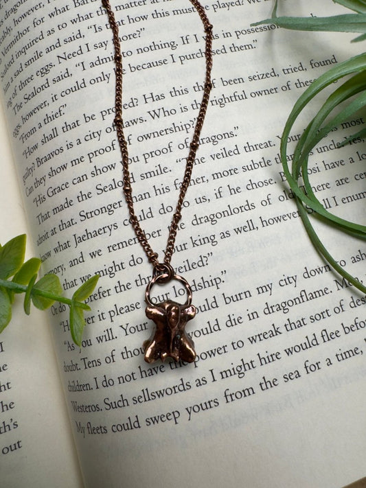 Vertebrae Necklace | Copper Ashes