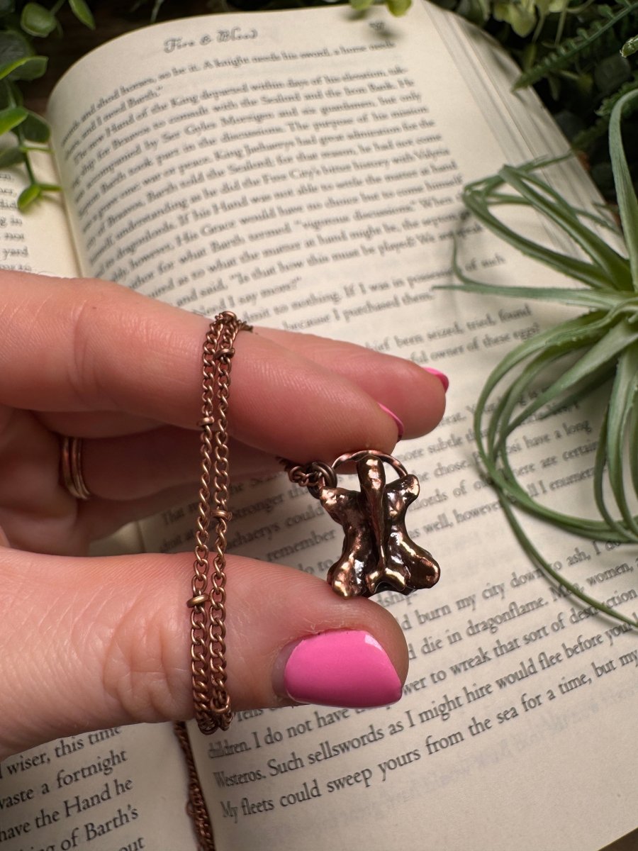 Vertebrae Necklace | Copper Ashes