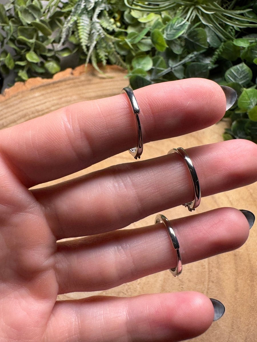 White Moonstone Snake Ring Adjustable | Copper Ashes