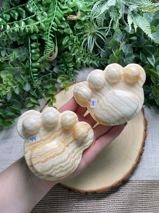 Yellow Calcite Paw | Copper Ashes