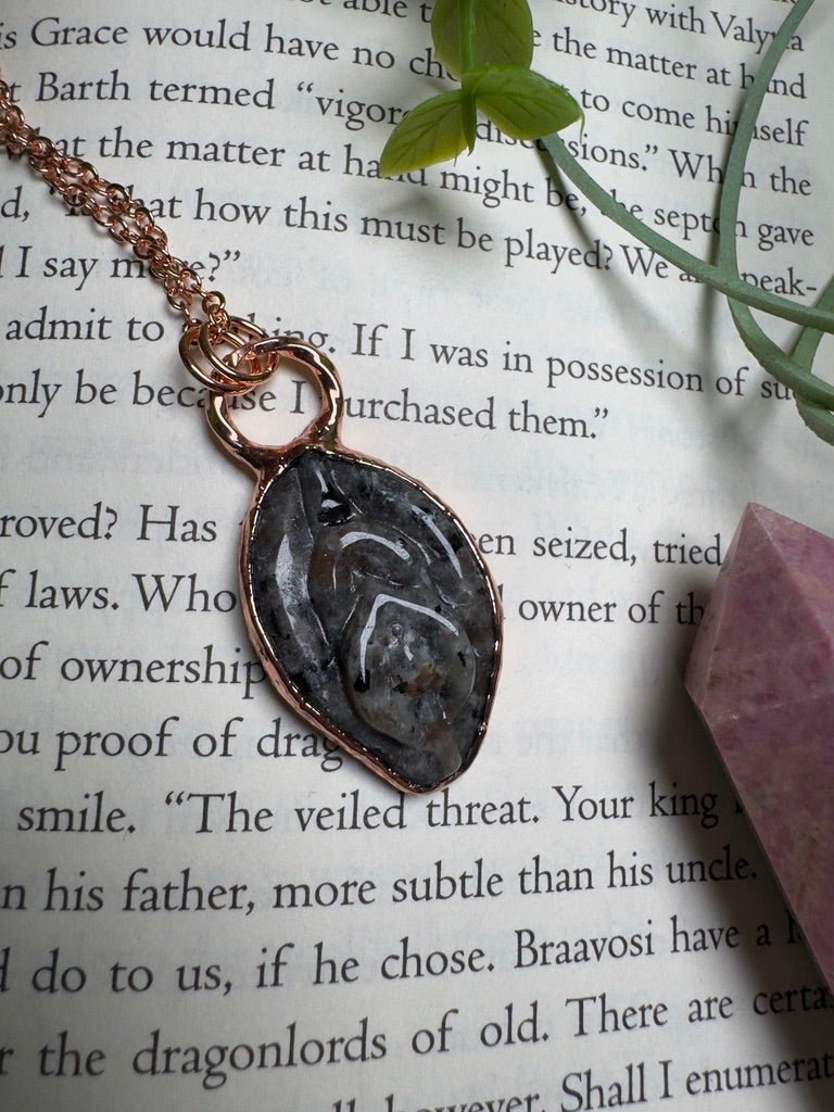 Yooperlite Yoni Necklace | Copper Ashes