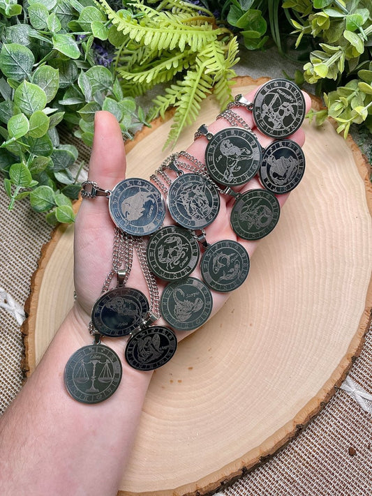 Zodiac Sign Necklace | Copper Ashes