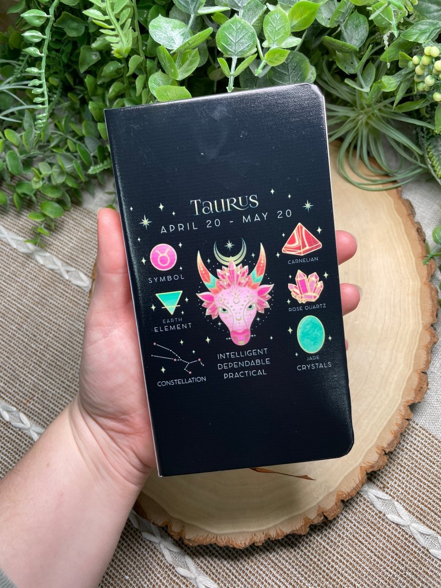 Zodiac Sign Notebook (all 12 signs available) | Copper Ashes