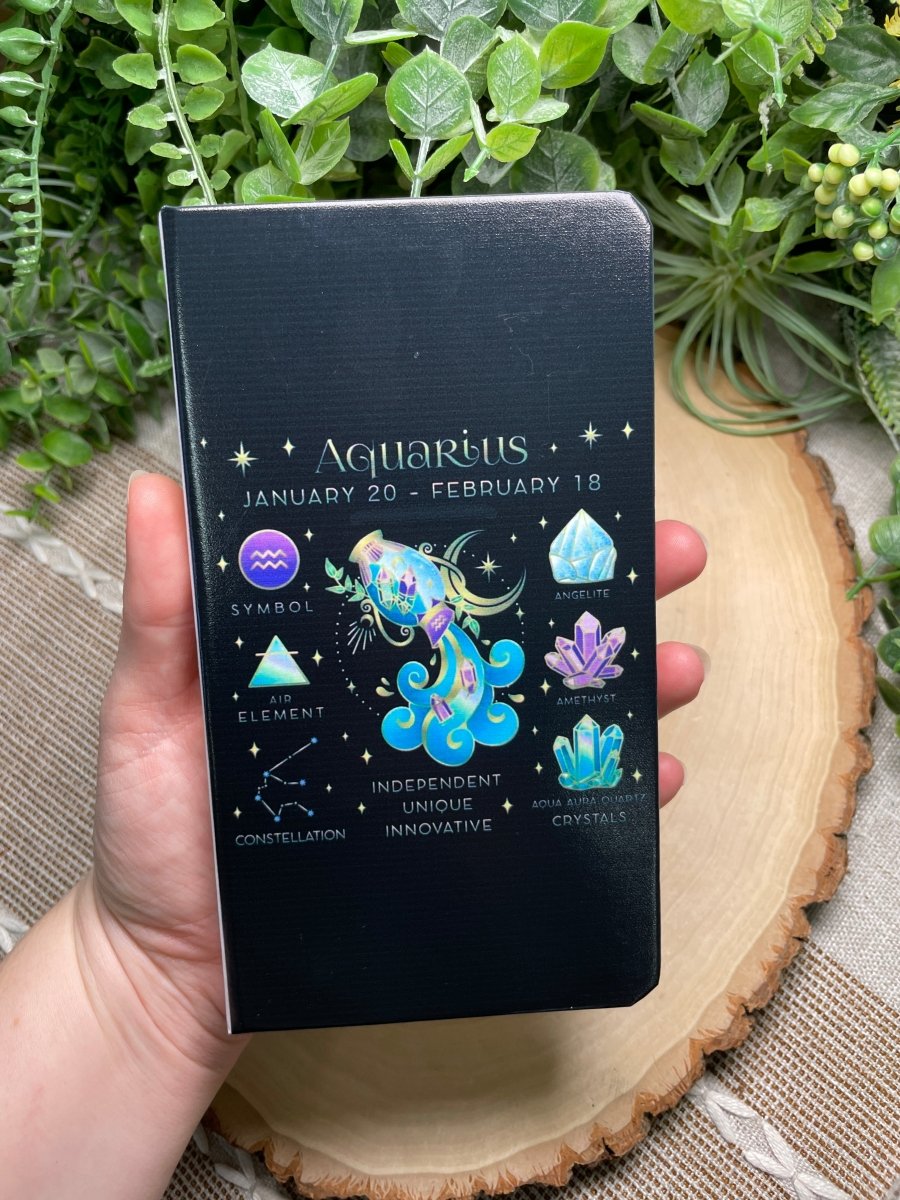 Zodiac Sign Notebook (all 12 signs available) | Copper Ashes