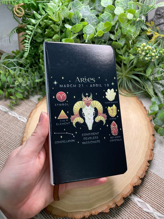 Zodiac Sign Notebook (all 12 signs available) | Copper Ashes