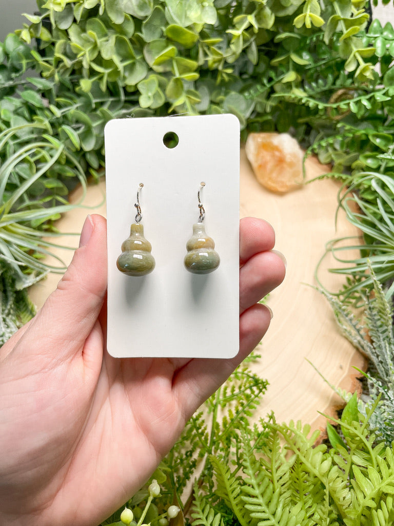 Crystal Gourd Earrings