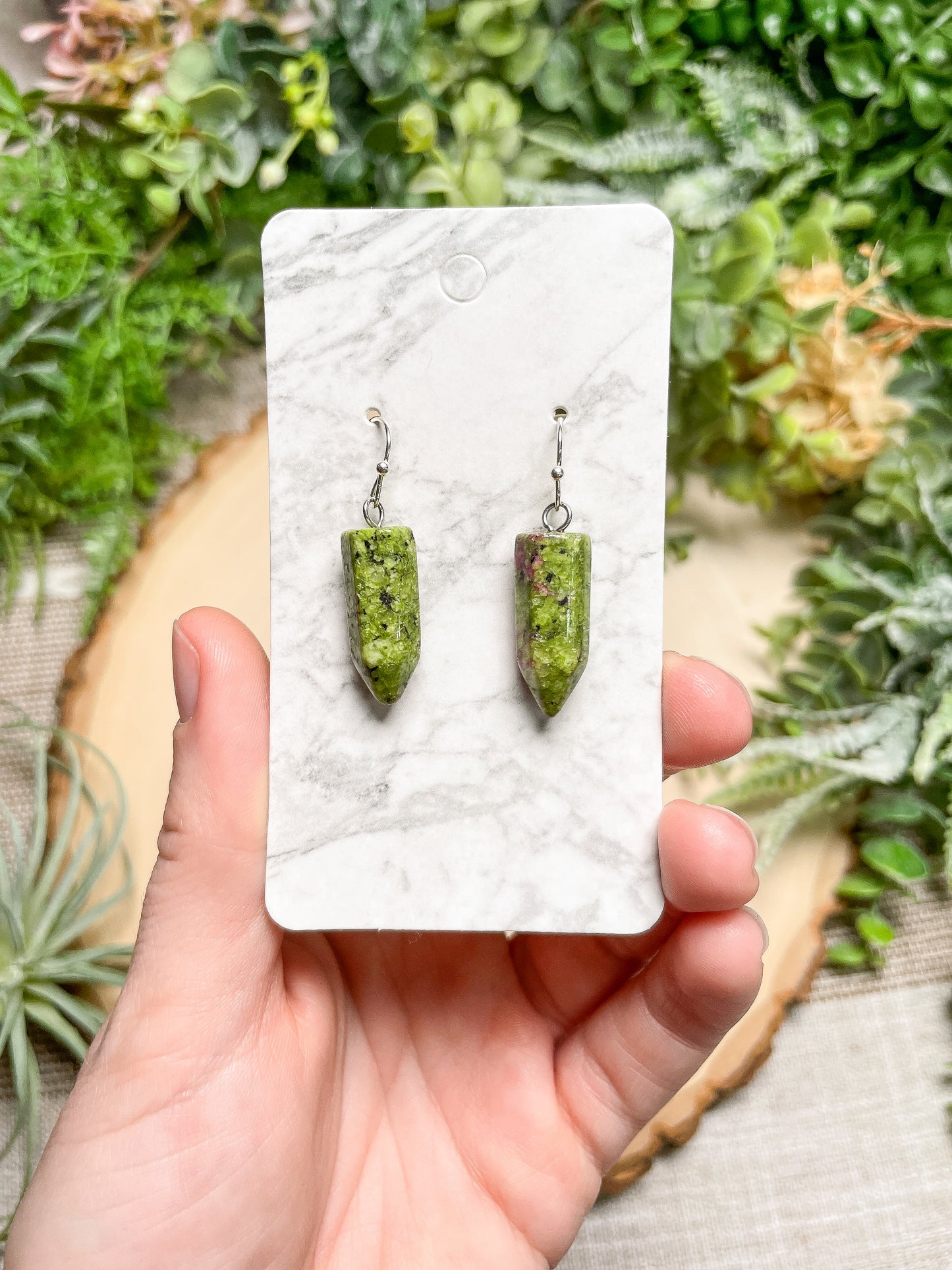 Crystal Point Earrings