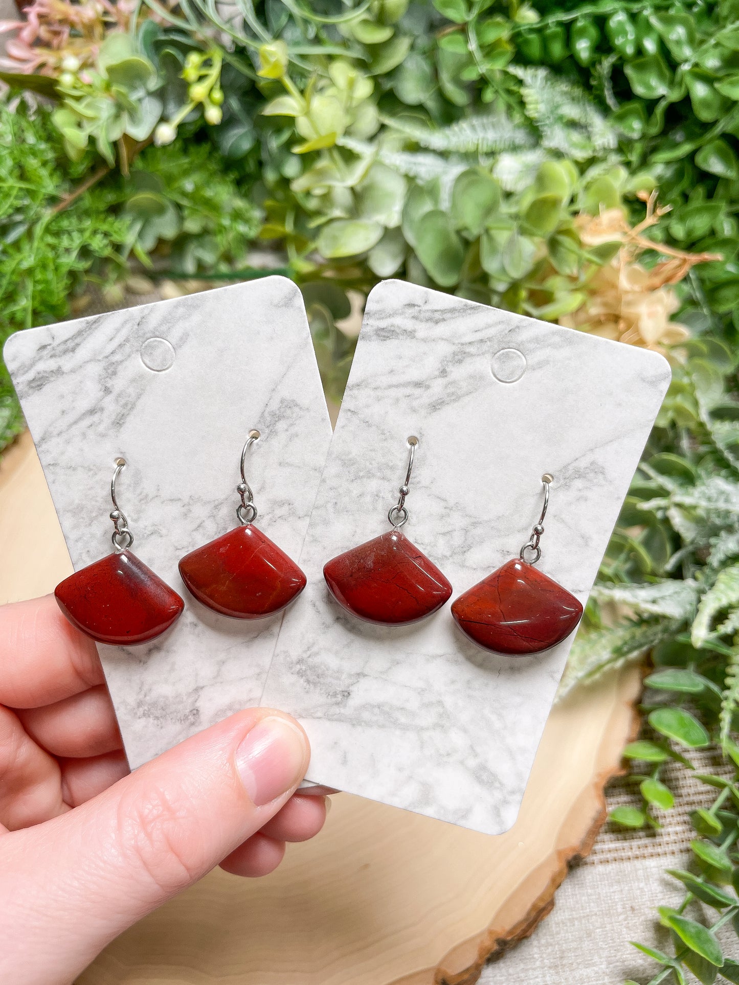 Crystal Fan Earrings