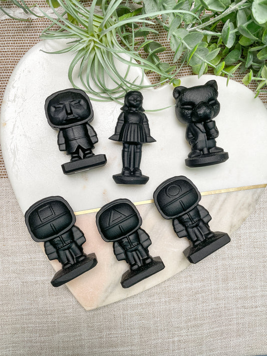 Obsidian Squid Games Set of 6 Pieces