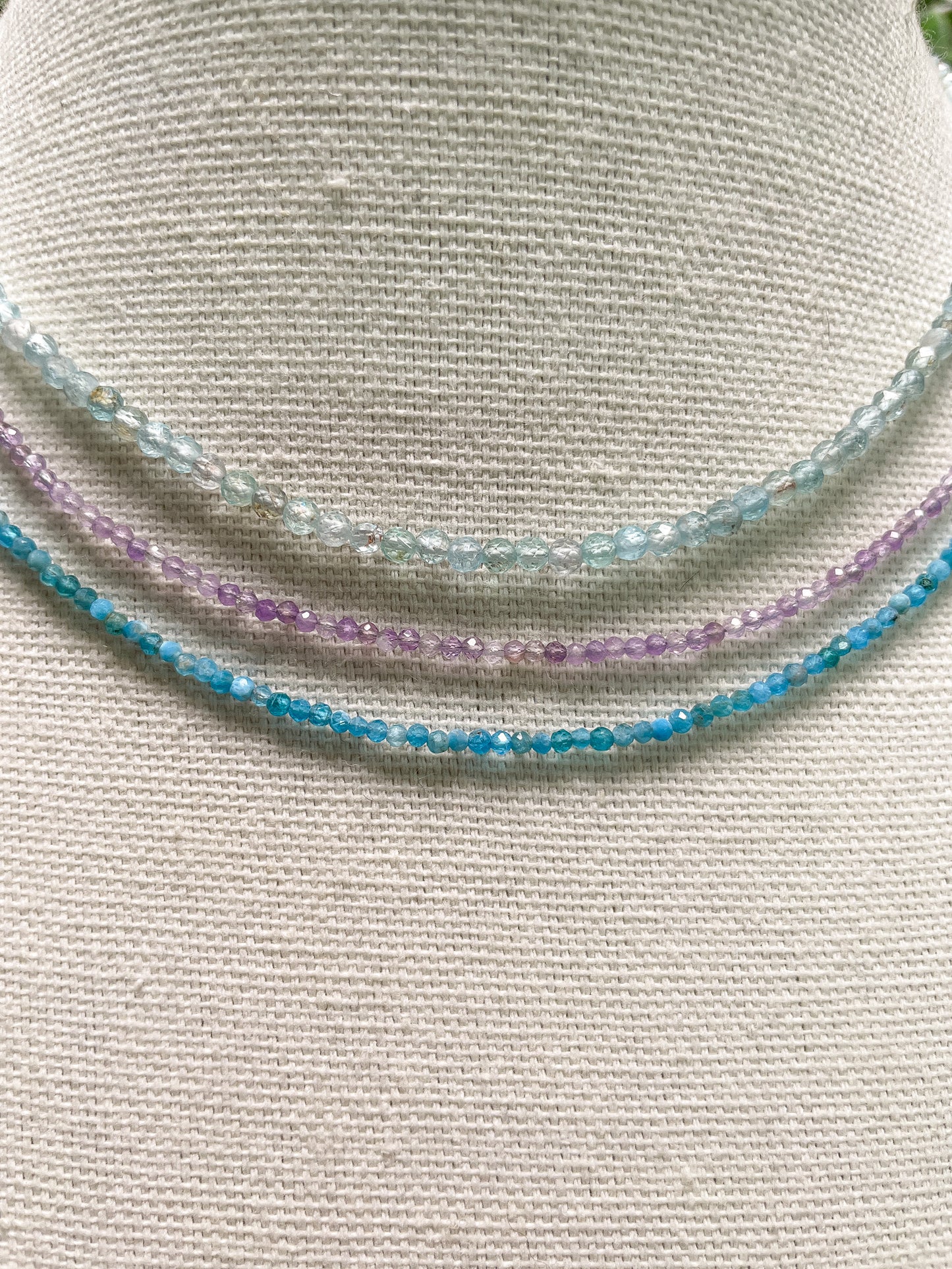 Crystal Beaded Choker Necklace
