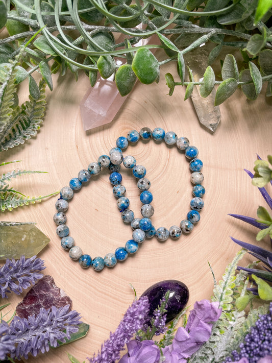 8mm Beaded K2 Jasper Bracelet