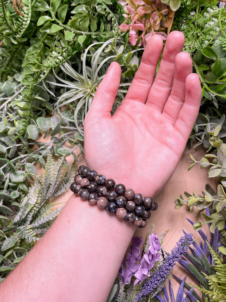8mm Beaded Que Sera Bracelet
