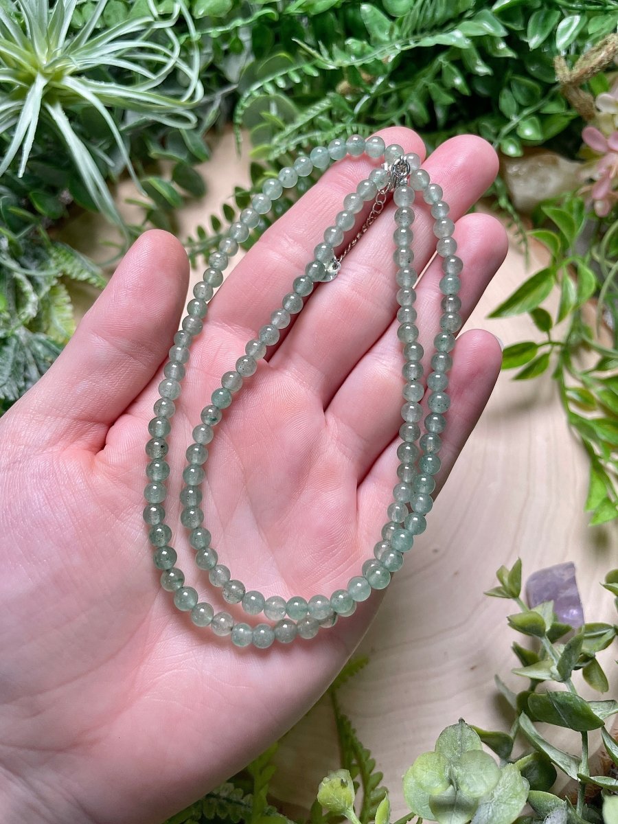 Crystal Beaded Necklace | Copper Ashes