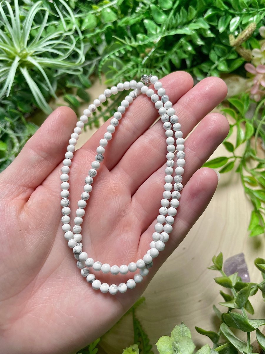 Crystal Beaded Necklace | Copper Ashes