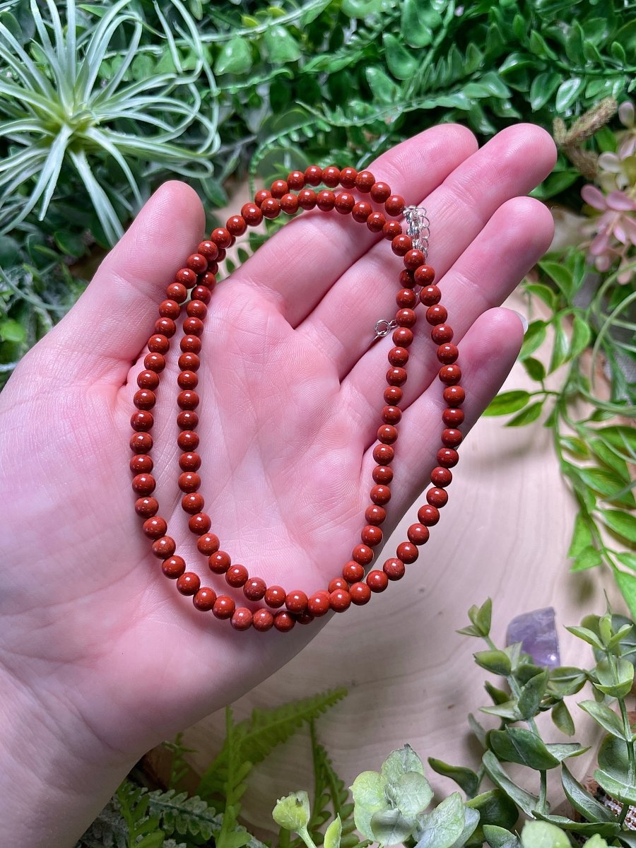 Crystal Beaded Necklace | Copper Ashes