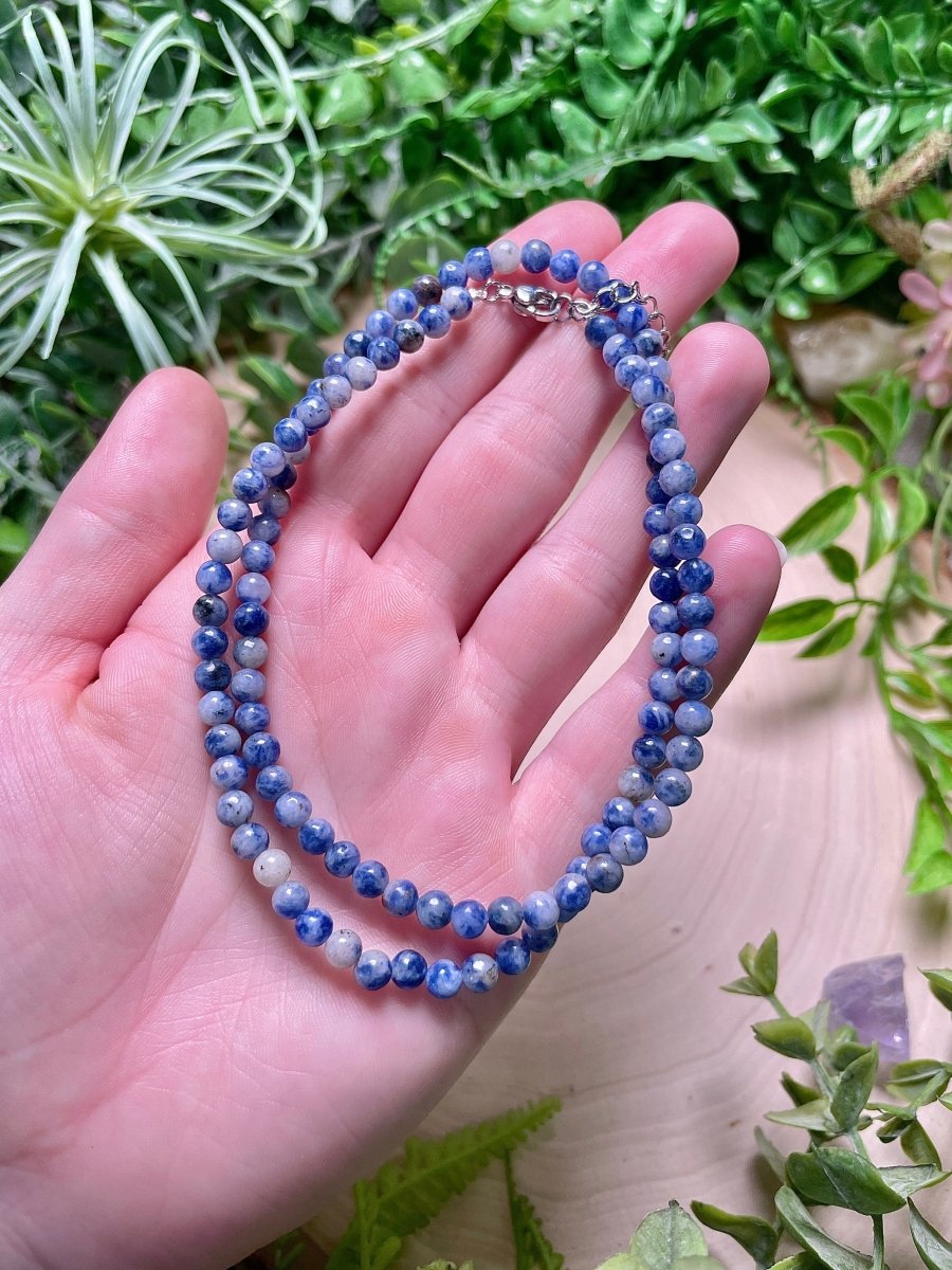 Crystal Beaded Necklace | Copper Ashes