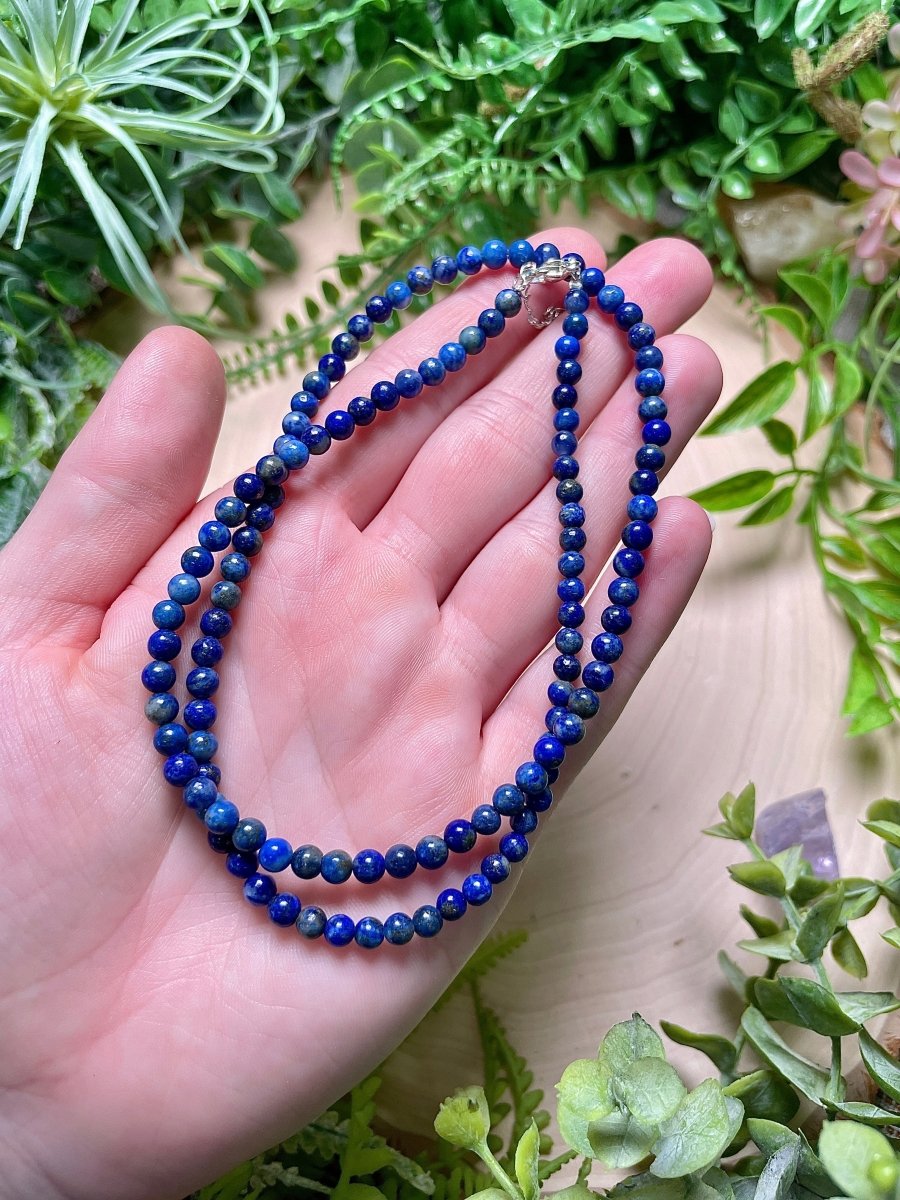 Crystal Beaded Necklace | Copper Ashes