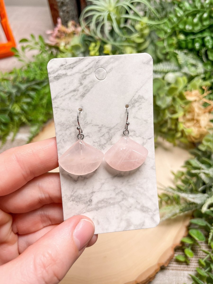 Crystal Fan Earrings | Copper Ashes