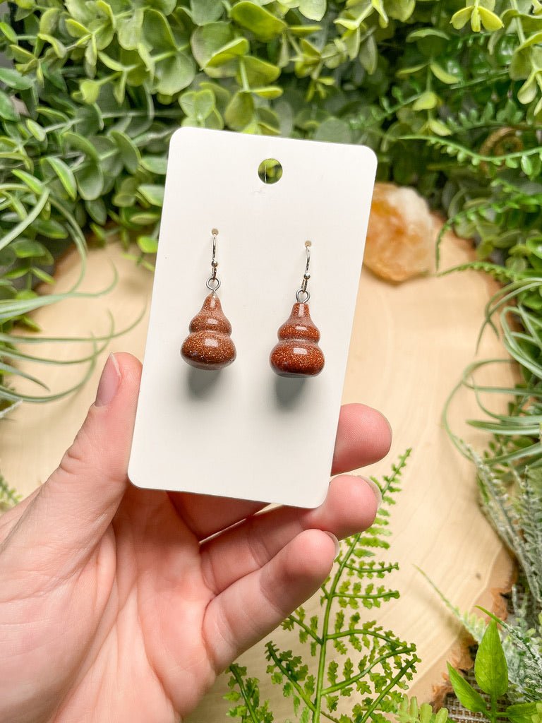 Crystal Gourd Earrings | Copper Ashes