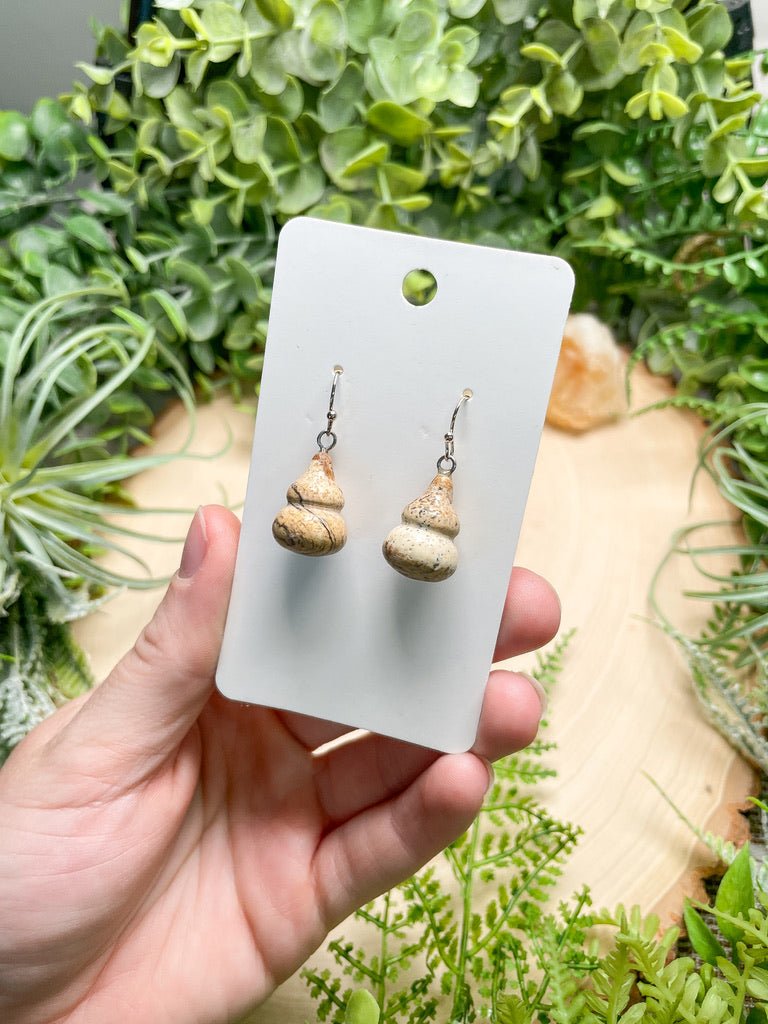 Crystal Gourd Earrings | Copper Ashes